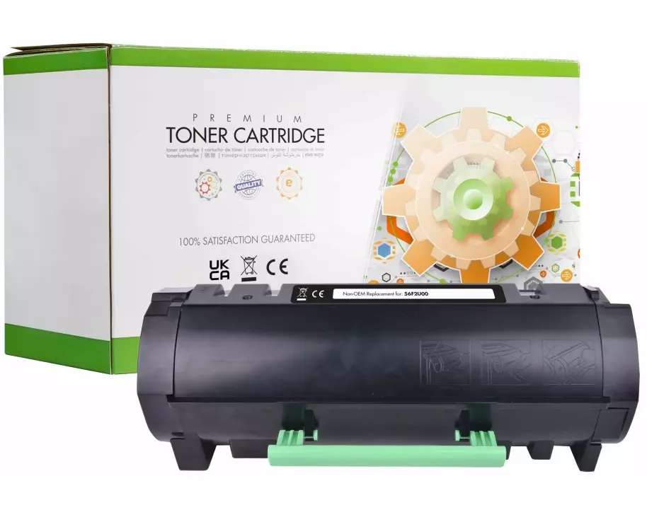 STATIC Toner cartridge compatible with Lexmark 56F2U00 black compatible 25.000 pages