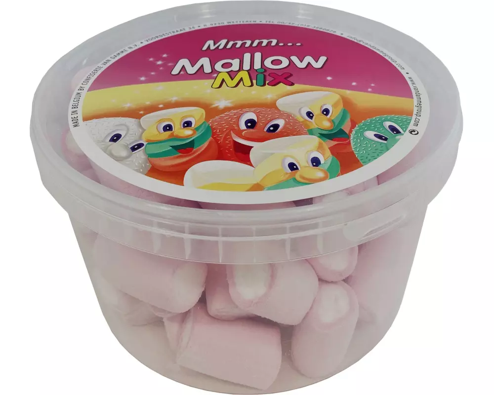 Mr. Mallo Marshmallows Tubes Pink/Weiss 325 g