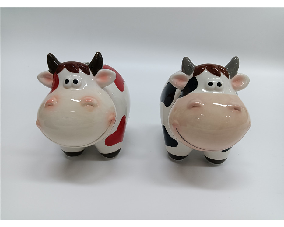 ROOST Sparkasse Kuh TG22102-2 ass. 16x10x13cm