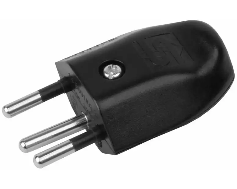 STEFFEN Montagestecker T12 Schwarz teilisoliert