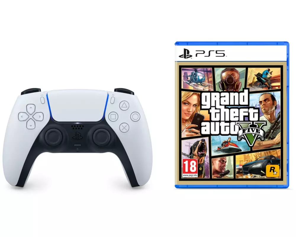 Sony Controller PS5 DualSense Weiss Bundle