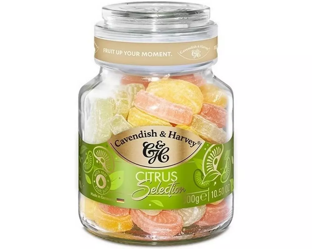 Cavendish & Harvey Citrus Selection Bonbons im Glas 300 g