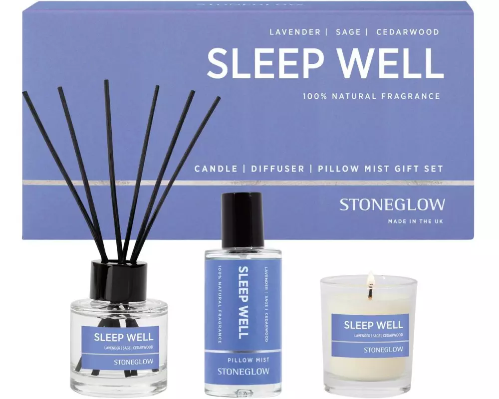 Stoneglow Geschenkset Sleep Well 3-teilig, 50 ml