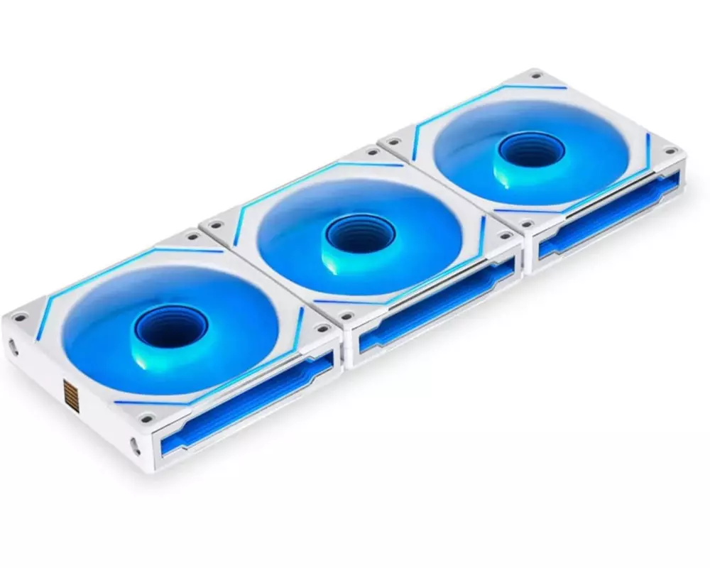 Lian Li PC-Lüfter UNI FAN SL120 ARGB 3er-Pack, weiss