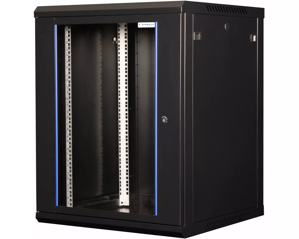 Wirewin Wandschrank 600X600X12U Pro 3rd Gen 19" / 12HE / Schwarz