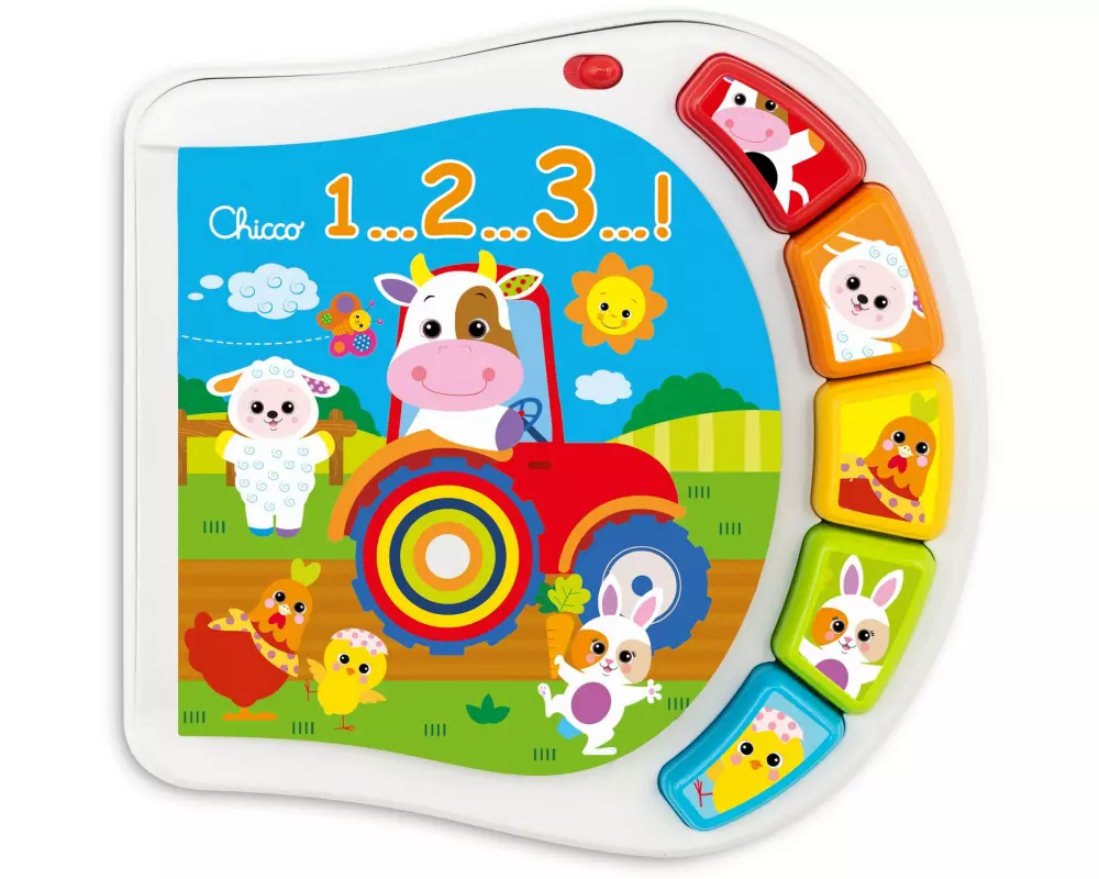 Chicco Beschäftigungsspielzeug Zahlen Farmbuch