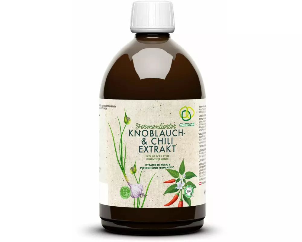 Multikraft Konzentrat BIO Fermentierter Knoblauch-/Chiliextrakt, 500 ml