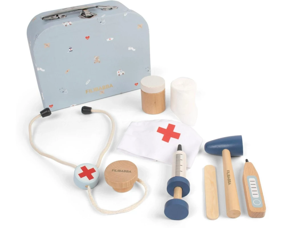 Filibabba Spielkoffer Doktorset