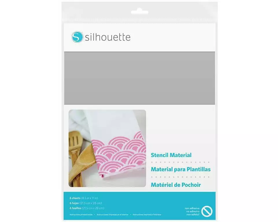 Silhouette Schablonenfolie 21.5 x 28 cm nicht klebend