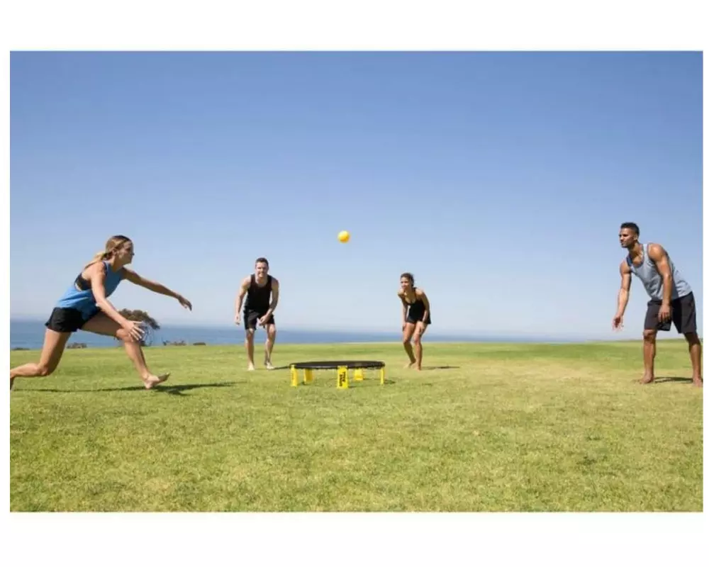 Spikeball Roundnet Single Set Schwarz Gelb