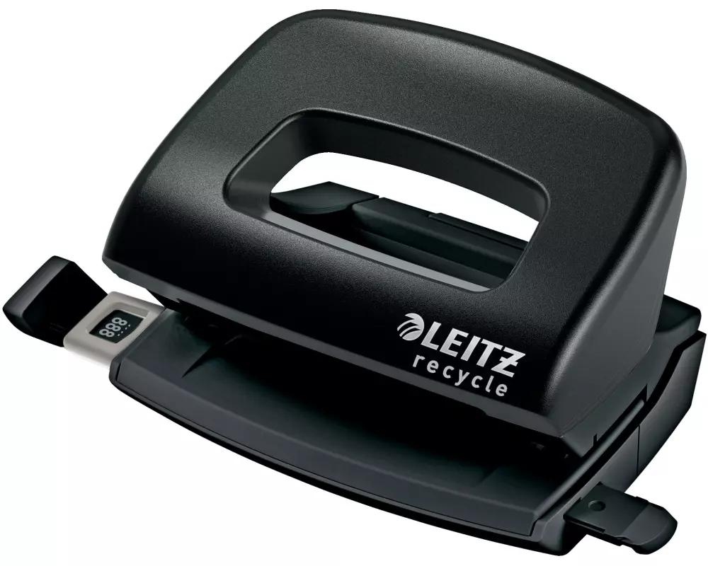 Leitz Locher NeXXt Recycle 10 Seiten, Schwarz