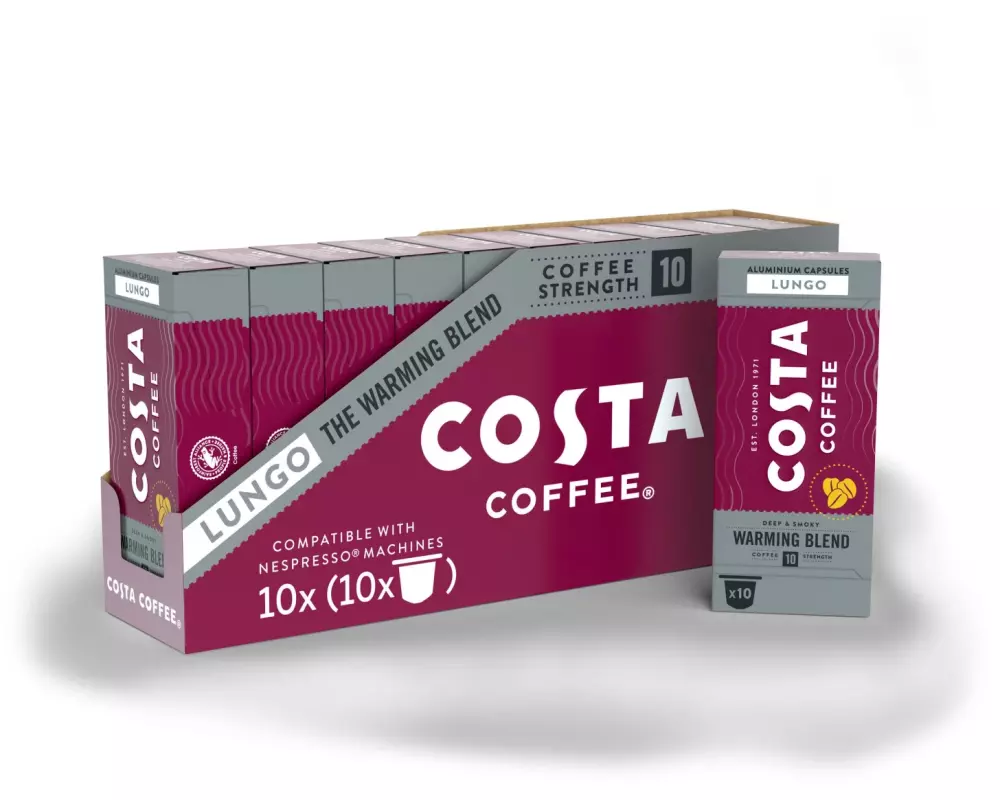 Costa Coffee Kaffeekapseln Warming Blend Lungo 100 Stück