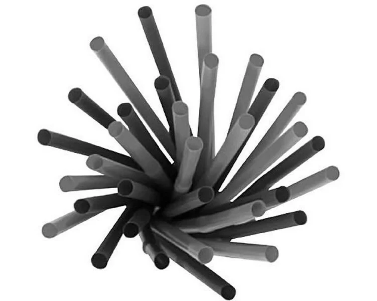 Weita Strohhalm 150 Stück, Schwarz