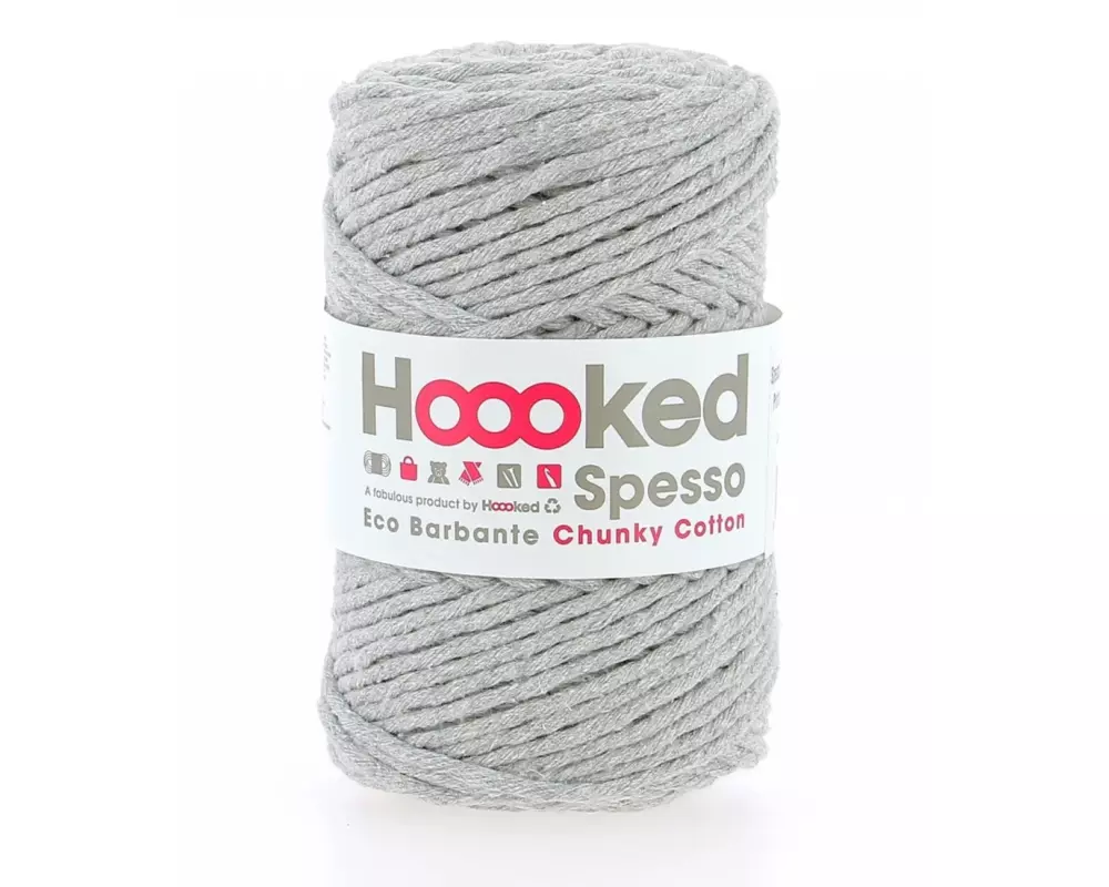 Hoooked Wolle Spesso Chunky Makramee Rope 500 g Grau