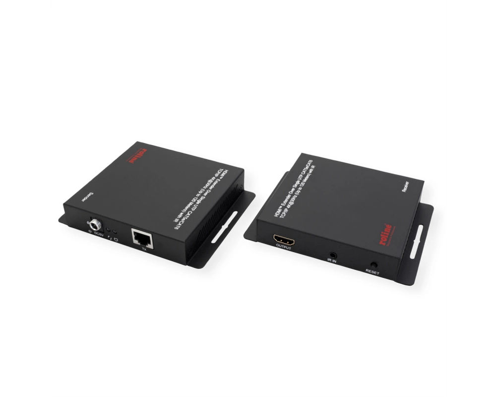ROLINE HDMI Verlängerung, über IP, 4K30Hz, 120m, mit IR