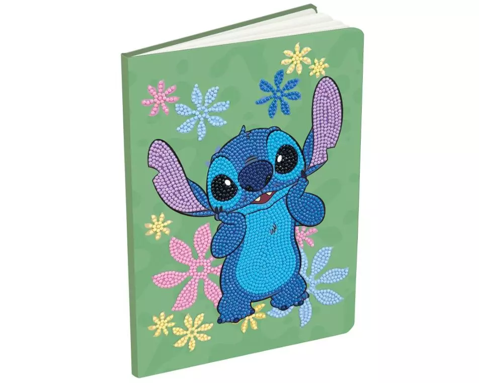 CRAFT Buddy Bastelset Crystal Art Notebook Disney Stitch