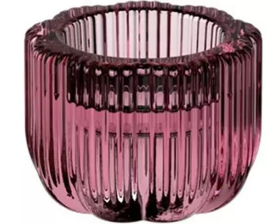 Villeroy & Boch Fleur Kerzenständer cassis, 6 Stück