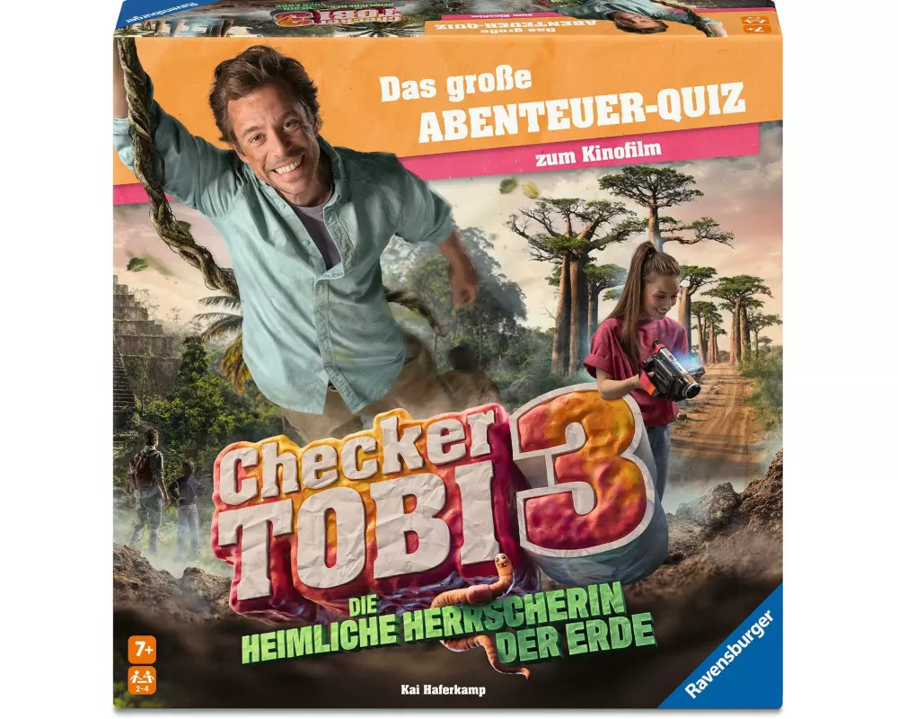 Ravensburger Quizspiel Checker Tobi Das grosse Abenteuer-Quiz
