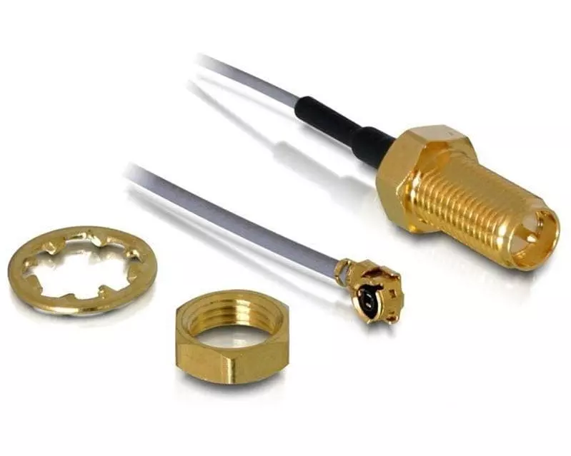 Delock Antennenkabel RP-SMA zu I-PEX, 0.2 m