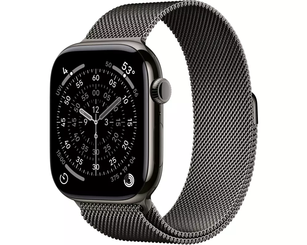 Apple Watch Series 11 46 mm LTE Slate Titanium Milanese Loop S/M
