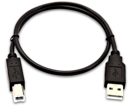V7 V7USB2AB-50C-1E 48.77 cm USB-A/USB-B Data Transfer Cable