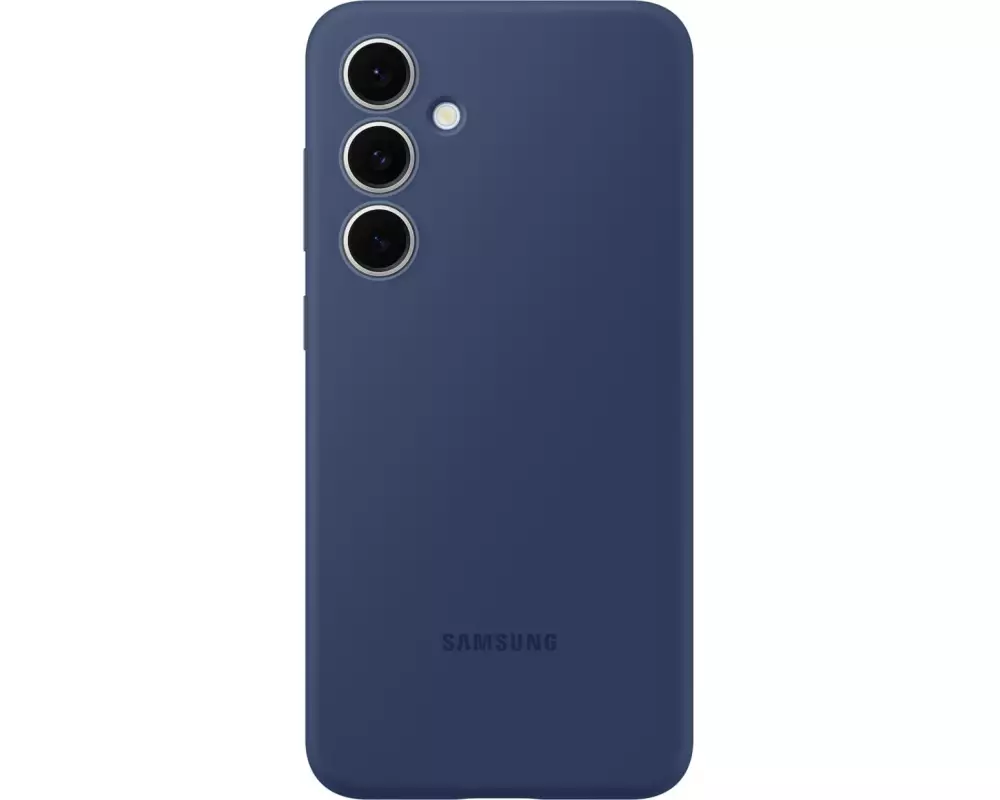 Samsung Back Cover Silicone Case Galaxy S24 FE Blau
