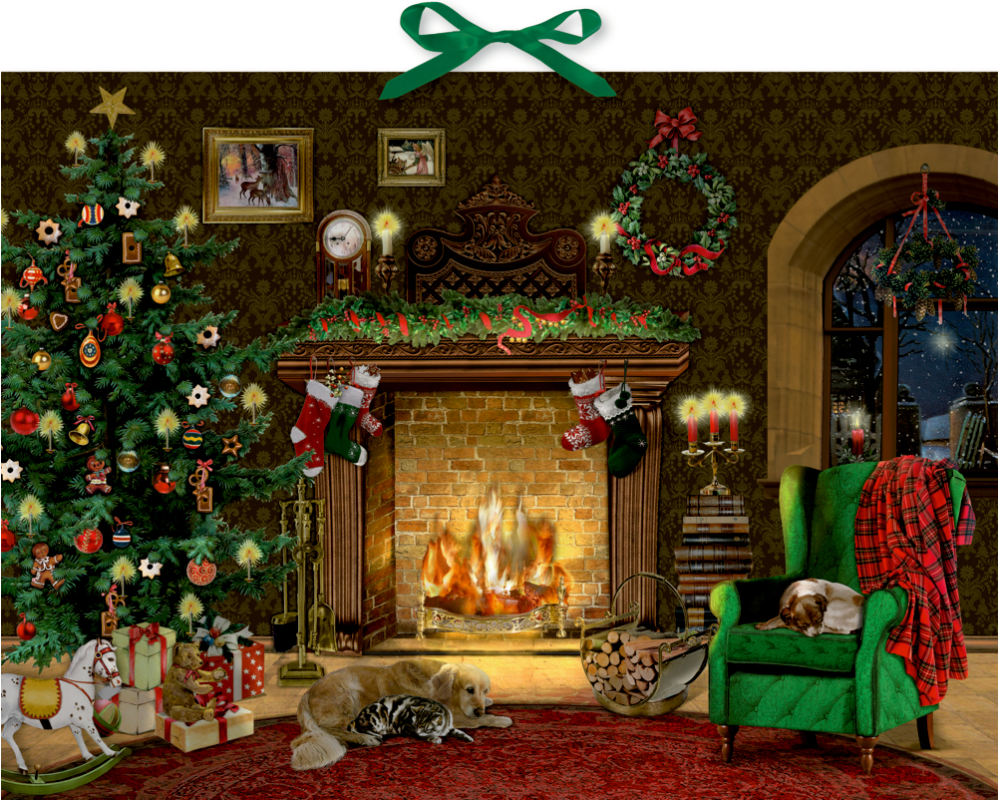 COPPENRATH Wandkalender 72553 Kaminzimmer