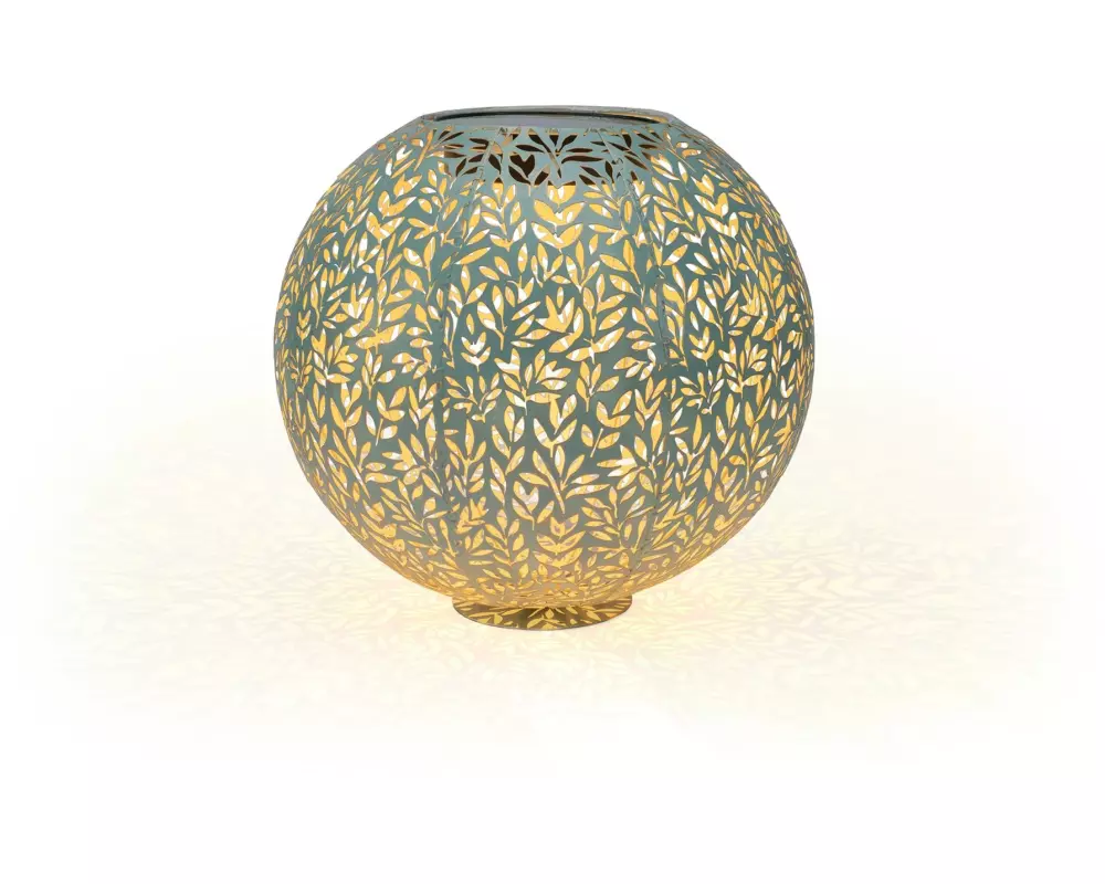 STT Windlicht Solar Antic Ball Mistral Ø 30 cm, Mint