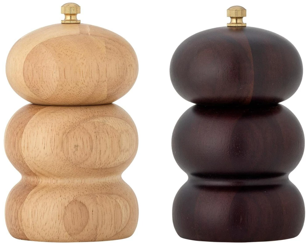 Bloomingville Salz- und Pfeffermühle Marge 13 cm, Braun