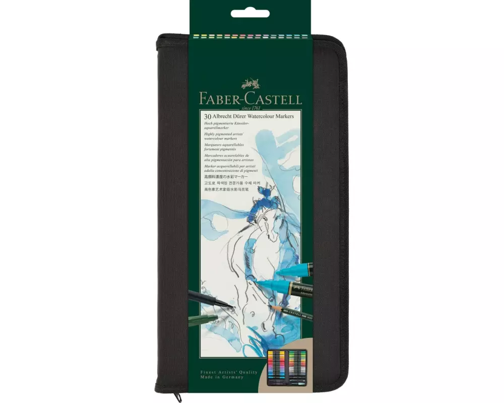 Faber-Castell Aquarellmarker Albrecht Dürer 30er Etui, Zipper-Etui
