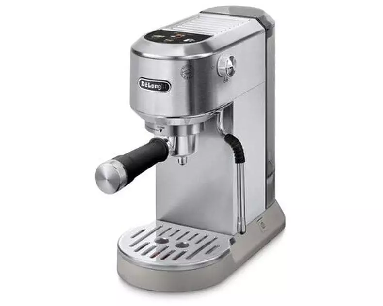 De'Longhi Siebträgermaschine Dedica Duo EC890.M Silber