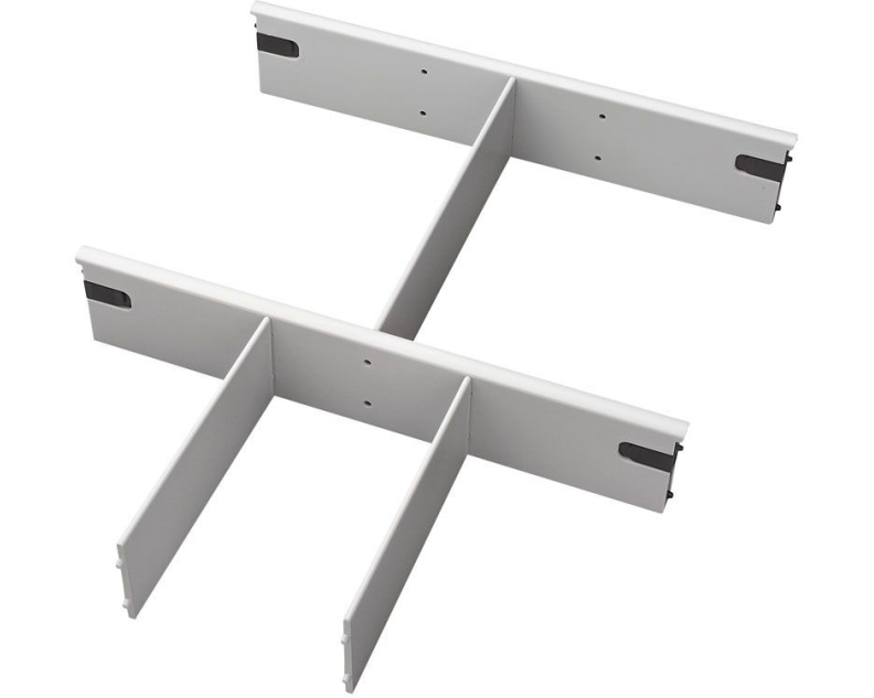 APOLLO Trennsteg-Set VACTR grau, für Rollcontainer