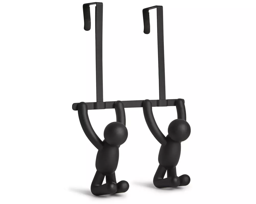 Umbra Türgarderobe Buddy 2 Haken, Schwarz
