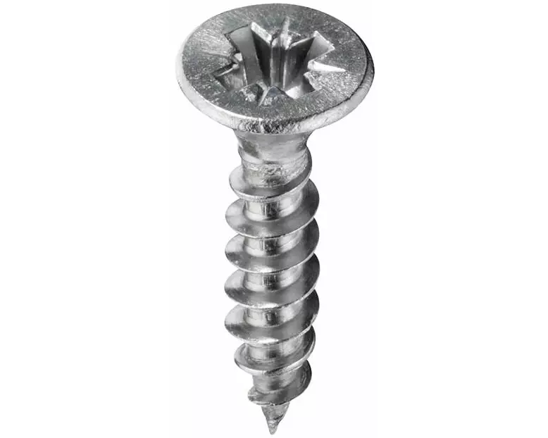 STRUCT Spanplattenschrauben Senkkopf 3.5 x 30 mm Edelstahl, 8 Stück