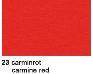 URSUS Tonzeichenpapier 50x70cm 2232223 130g, carmin