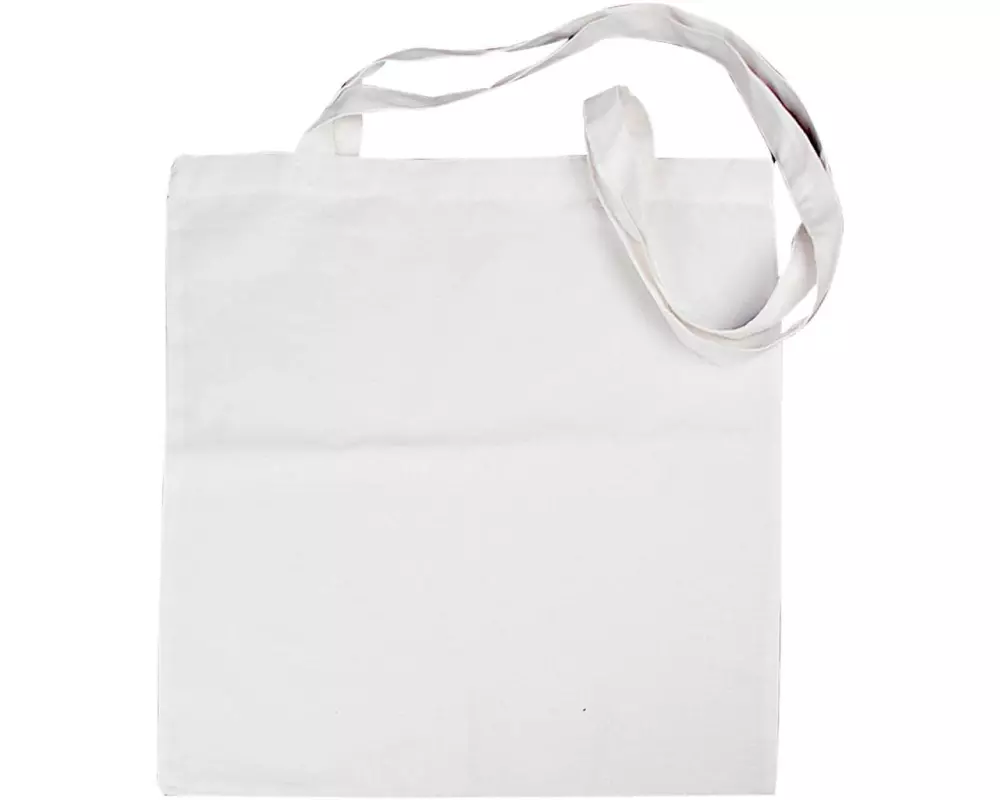 Creativ Company Stofftasche Baumwolle, 10 Stück, Weiss
