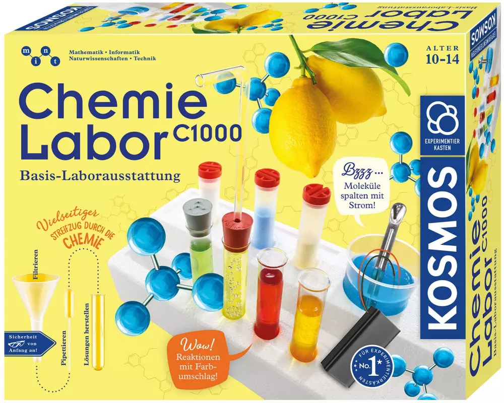 Kosmos Experimentierkasten Chemielabor C 1000