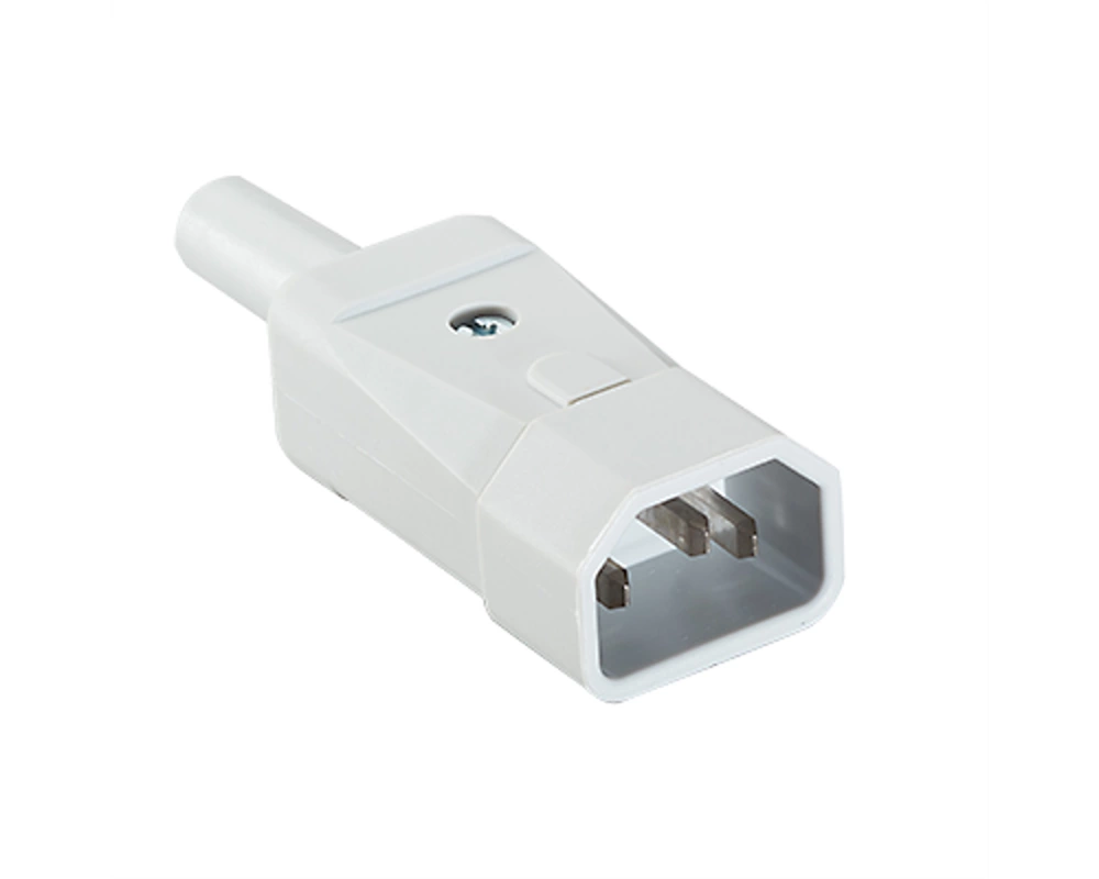BACHMANN Kaltgerätestecker Typ 749 70°C, grau