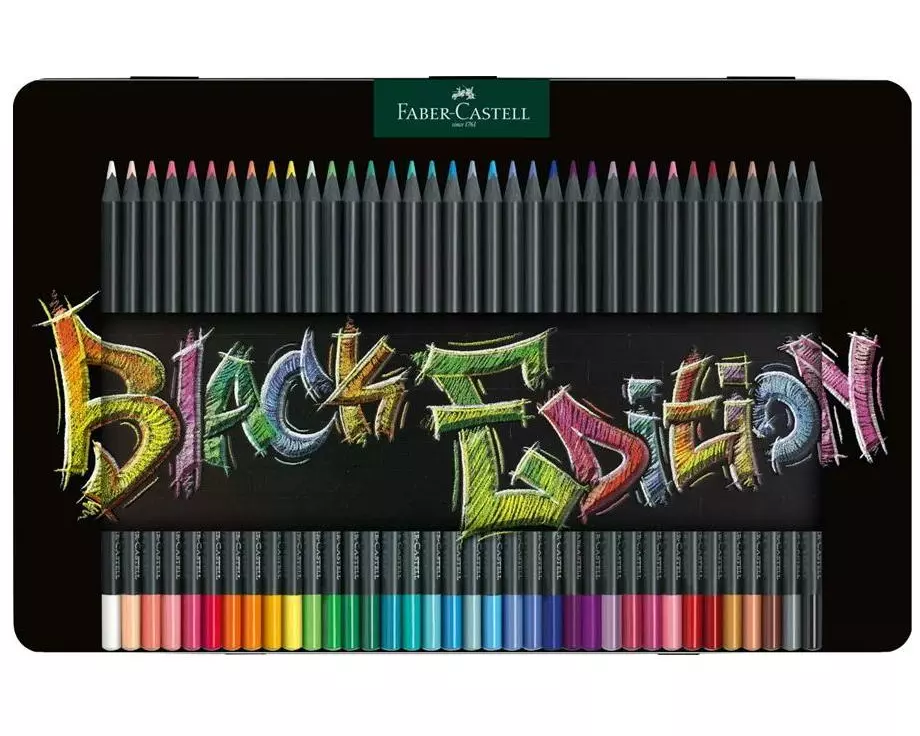 Faber-Castell Farbstifte Black Edition 36 Stück