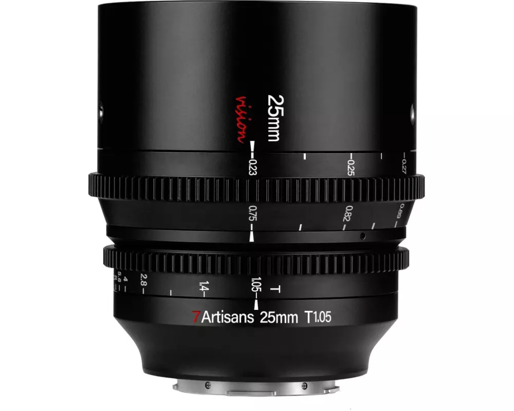 7Artisans Festbrennweite 25mm T/1.05 – L-Mount