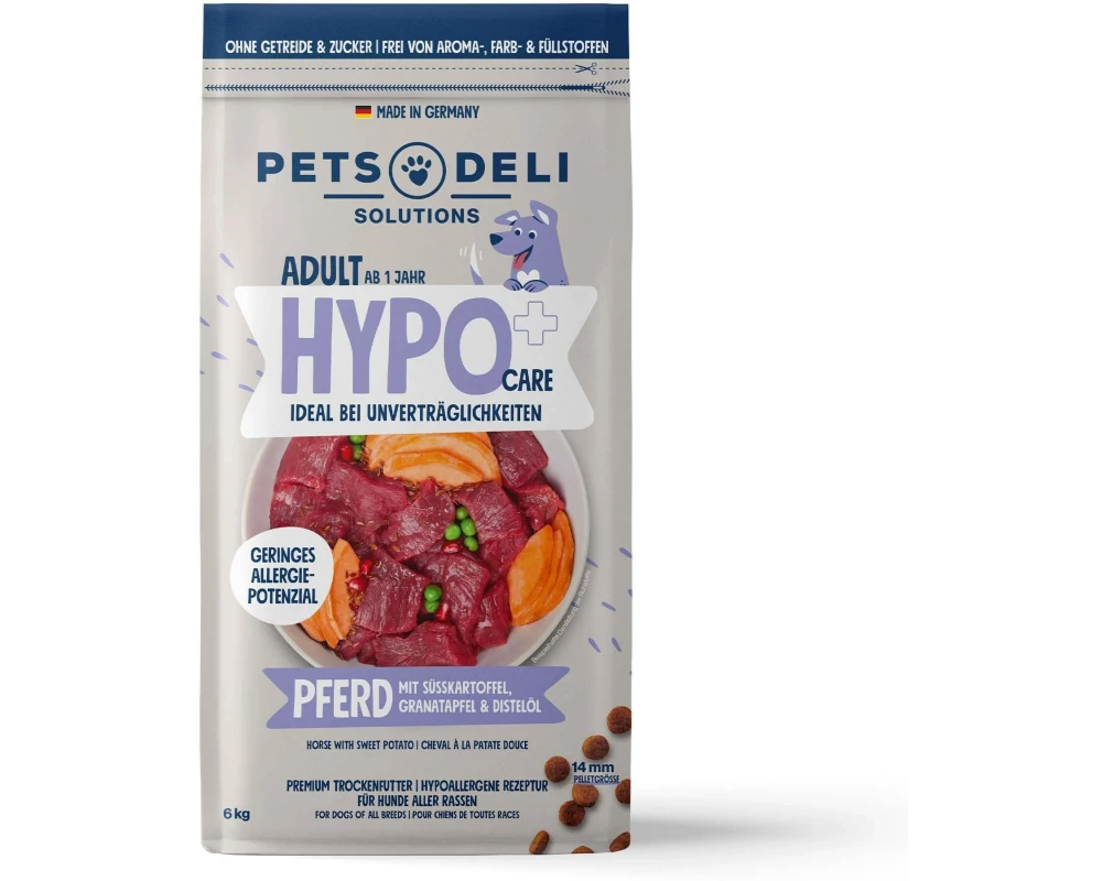Pets Deli Sensitiv Pferd, Süsskartoffel, Distelöl