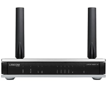 LANCOM 1800EF-4G (EU), Black, Silver, Kensington, 1 fan(s), External, SMA, 2 dBi