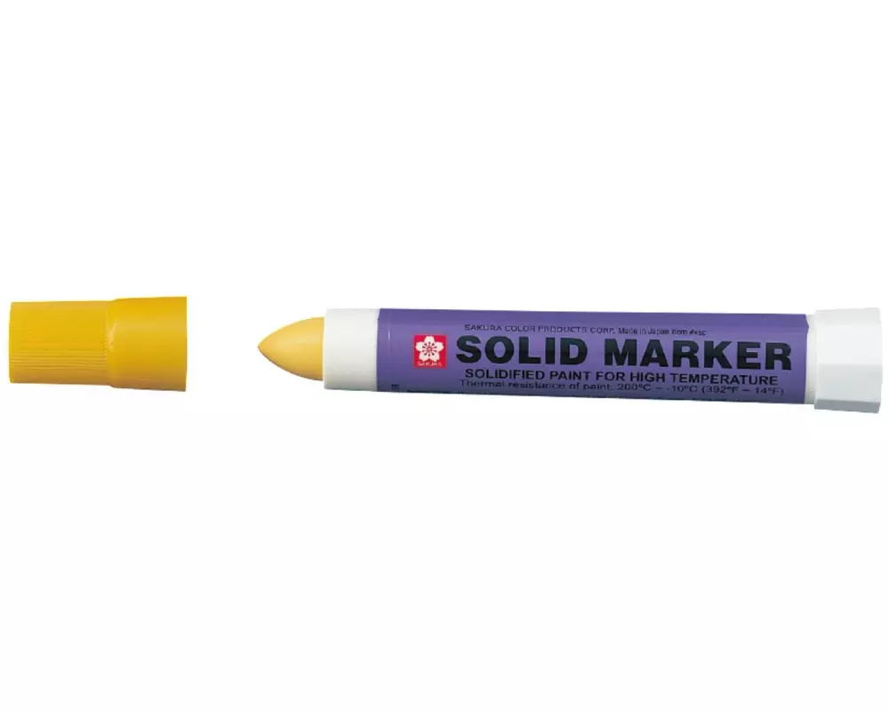 Sakura Permanent-Marker Solid Breit, Gelb