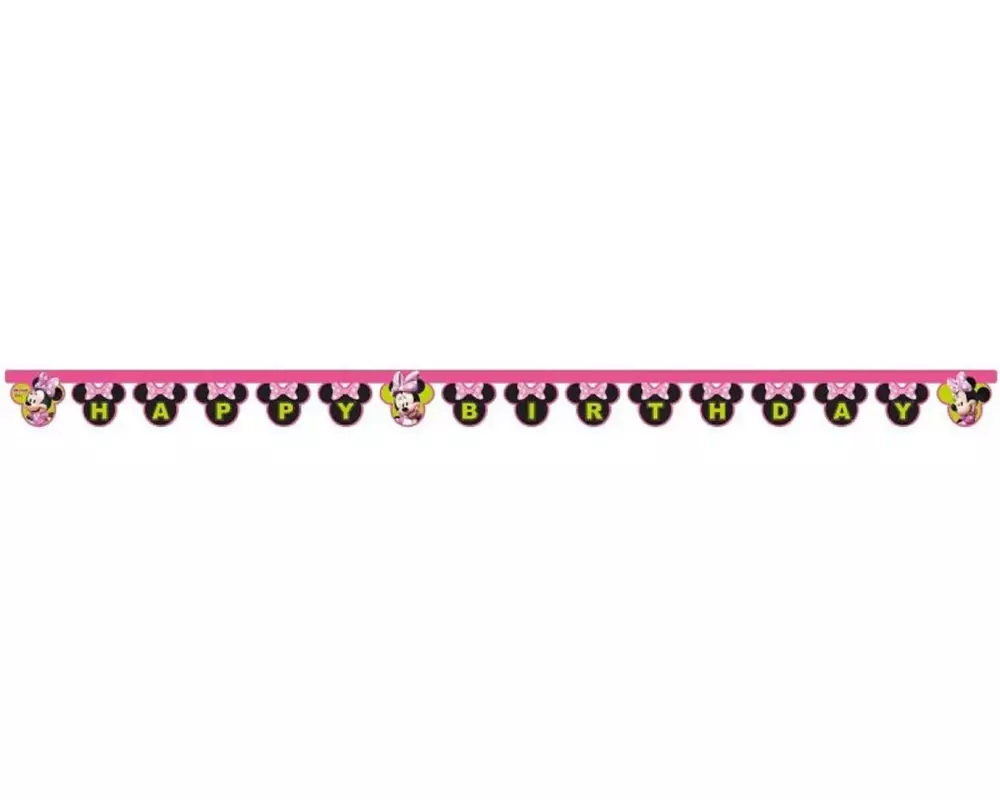 Amscan Girlande Disney Minnie 2.2 m, Papier