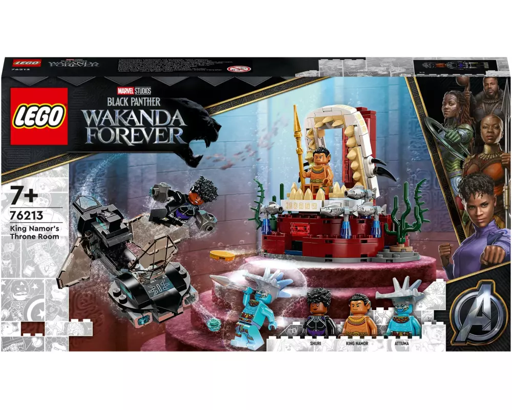 LEGO® Marvel König Namors Thronsaal 76213