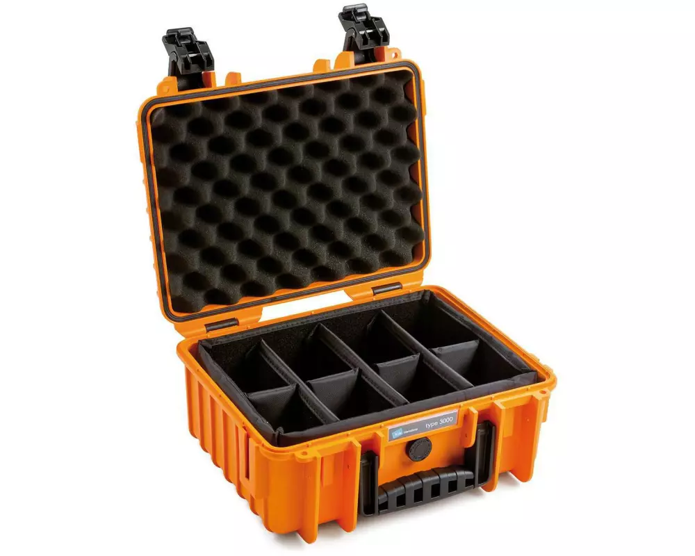 B&W Outdoor-Koffer Typ 3000 RPD Orange