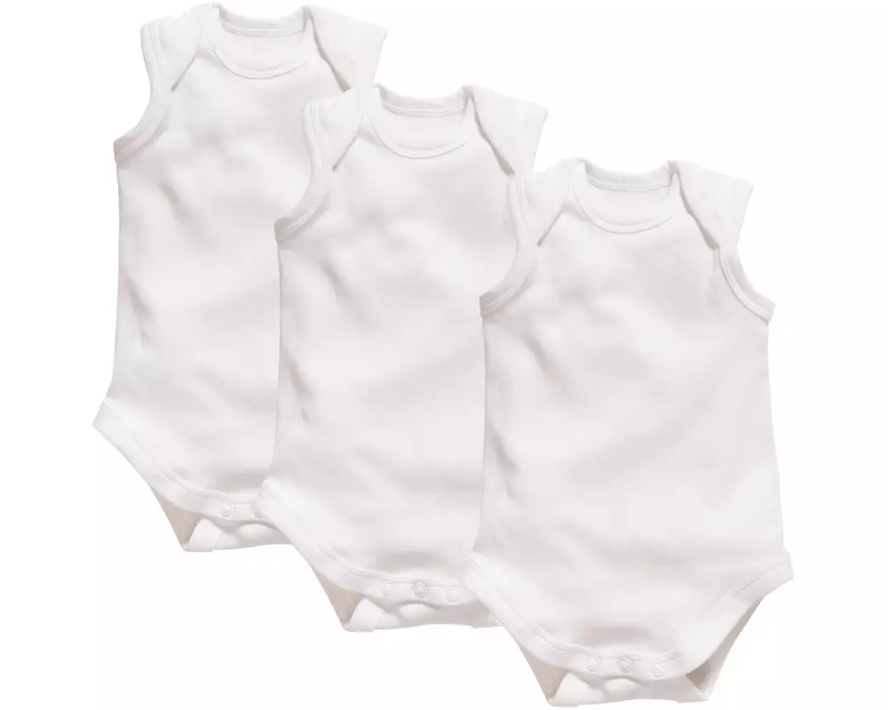 Playshoes Kurzarm-Body 3er Set uni Gr. 86/92