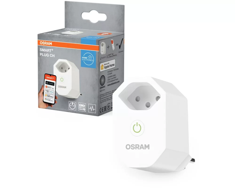 OSRAM SMART+ WIFI MATTER PLUG CH Weiss