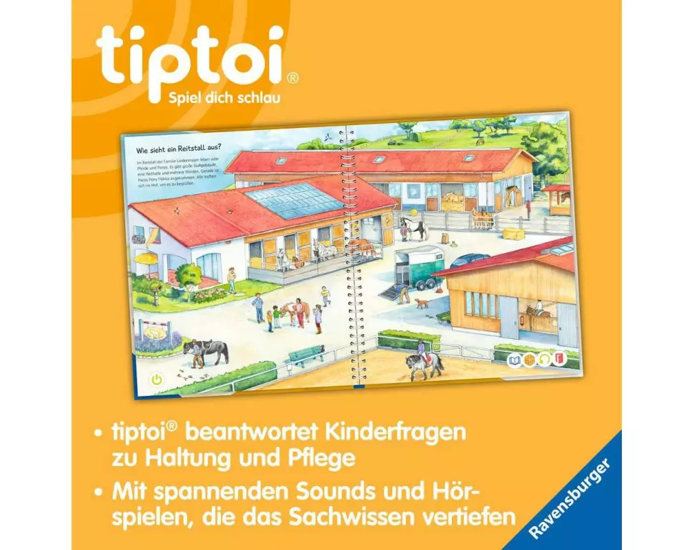 tiptoi Lernbuch Wieso? Weshalb? Warum? Pferde und Ponys