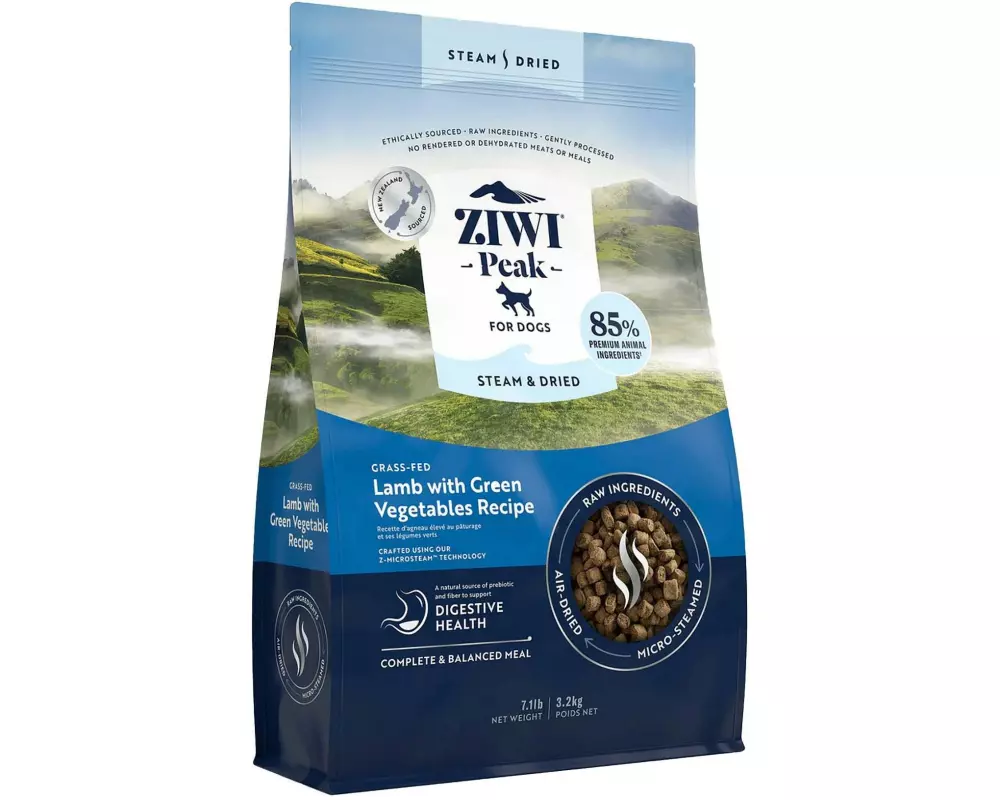 ZIWI Peak Trockenfutter Lamm und Gemüse luftgetrocknet 3.2 kg